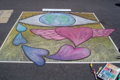 Sidewalk Chalk Art