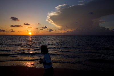 Sunrise and Sunset in Delray and  Boynton Beach, Florida