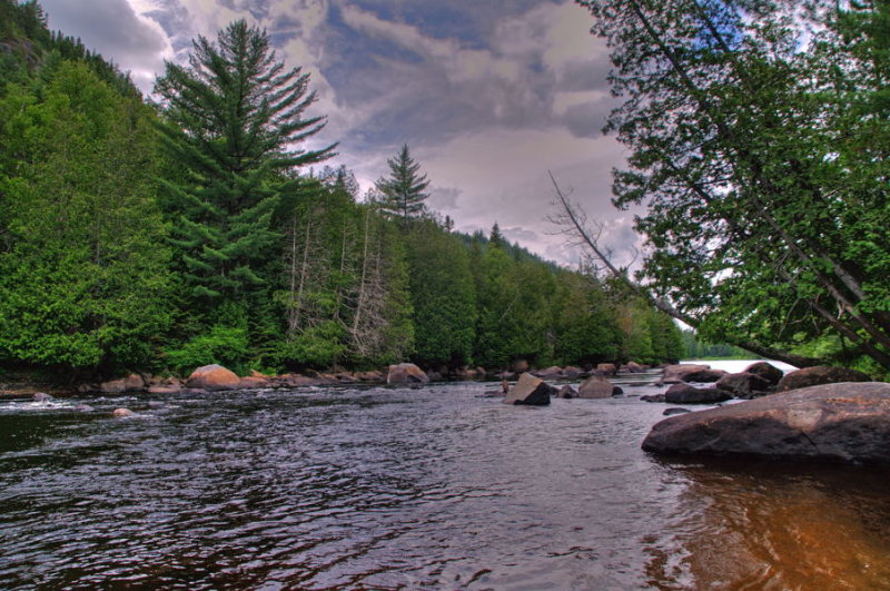 River and cloud