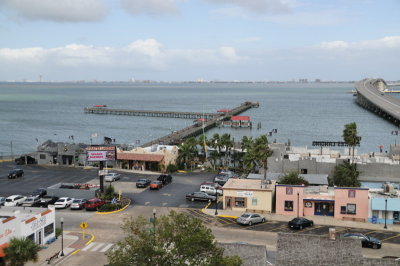 Vue sur San Padre Island de Port Isabel