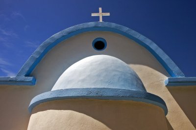 Top of a Greek chapel