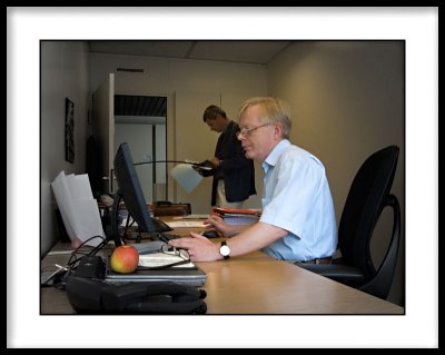 An Apple in an Office