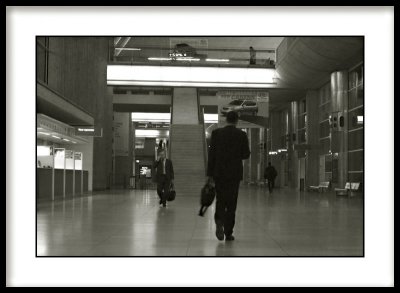 Four Men in an Airport