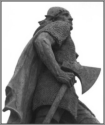 Inglfur Arnason, the first permanent settler in Iceland