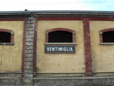 Stop over in Ventimiglia to change trains.