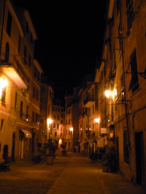 Vernazza by night.