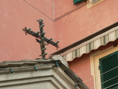 Detail of shrine cross.