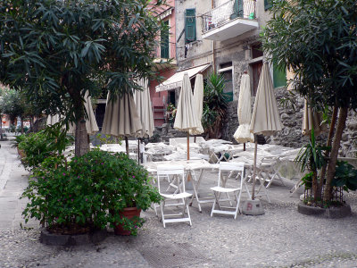 Vernazza's main street.