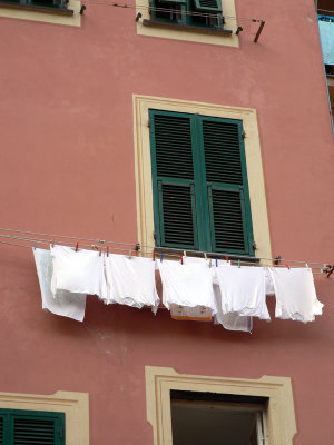 Even t-shirts look romantically Italian drying on the line.
