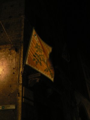 The contrada (neighborhood) flag