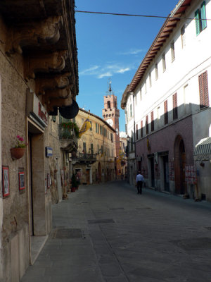 View towards the town church