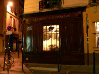 The front of the restaurant
