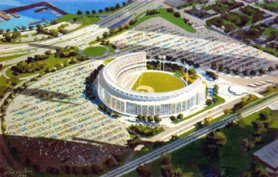 Shea Stadium postcard - early 60's