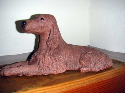 A Setter on our mantle