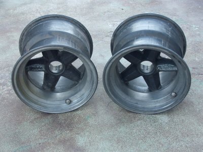917 / RSR Magnesium Center-Lock Wheels (Used), V-Spoke, Size 12 x 15