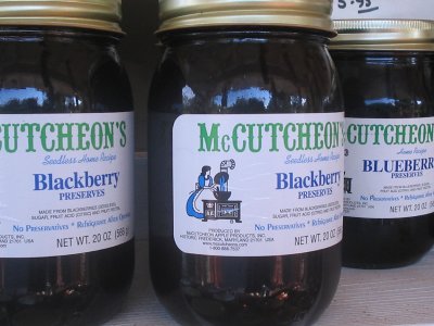 blackberry preserves.