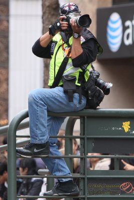 Photographer at the 2008 Pride Parade