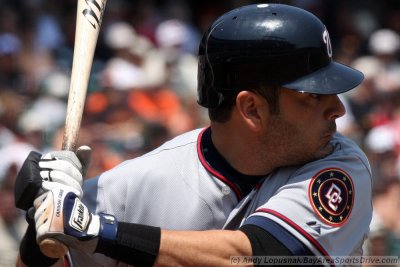 Washington Nationals first baseman Paul Lo Duca