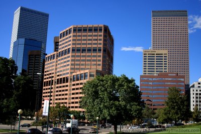 View of Denver from the state capital