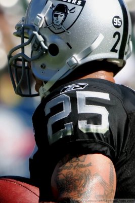 Oakland Raiders RB Justin Fargas