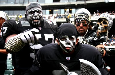 The Violator with other Raiders fans