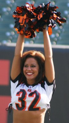 NFL Cincinnati Bengals cheerleader