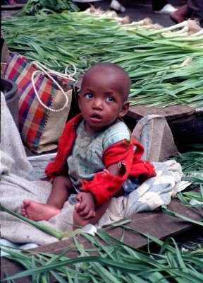 Child At Antananarivo Market Not For Sale