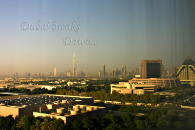 Sunrise in Dubai