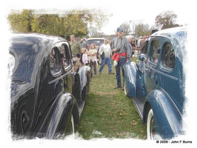 1936 Oldsmobile's - Black & Blue