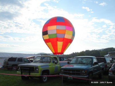 Early Morning Hot Air in the Flea Market