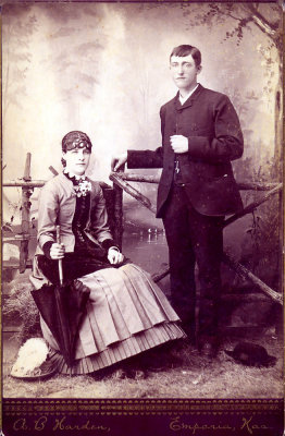 Mr  & Mrs B F Musch  - 1885