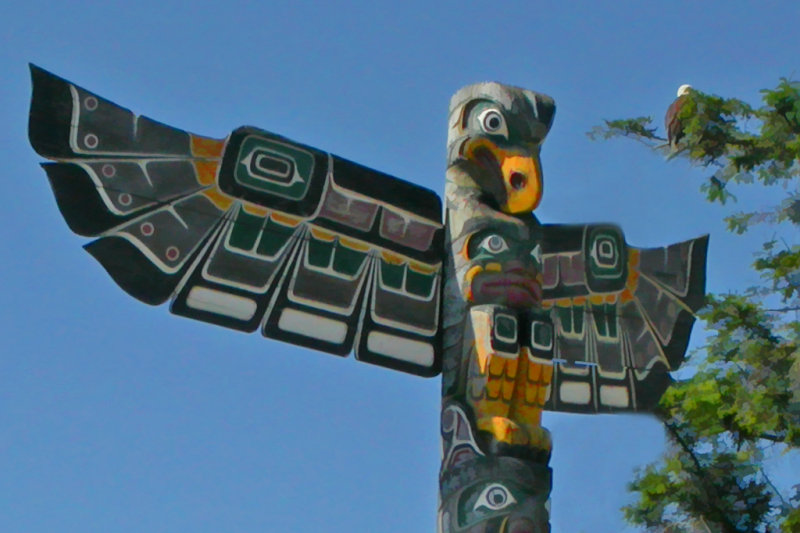 Totem at Campbell River 