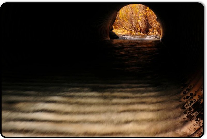 The Culvert in Lee Vining Canyon
