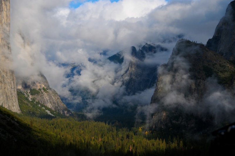 Clearing Storm over Yosemite Valley