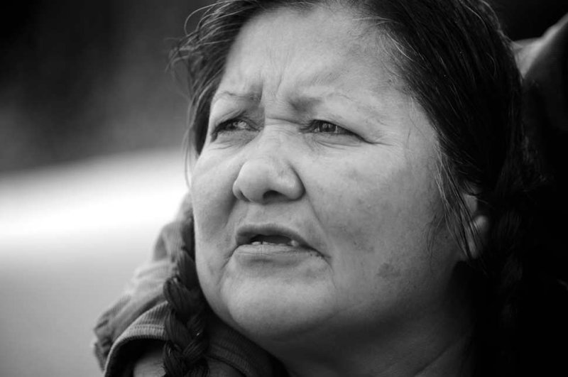 Woman at the Burger King, Kayenta, Arizona