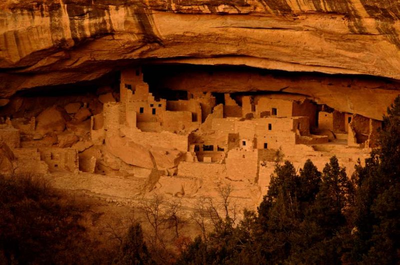 Cliff Palace Moments After Sunset