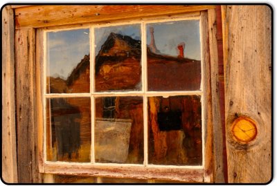 Bodie Window Reflection