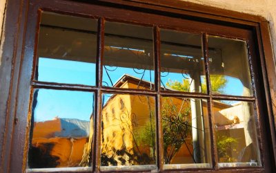 Window Reflection, Old Town, Albuquerque