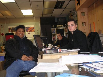 me, nem, and in the middle is my boss