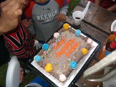Jewn's birthday cake