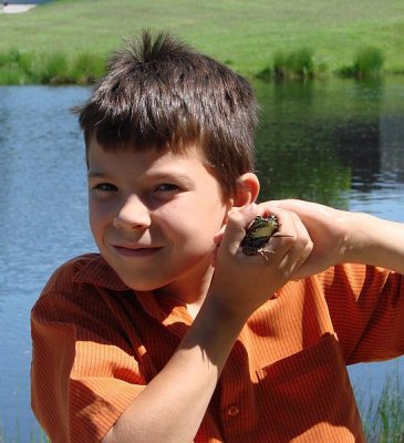 A Boy and A Frog