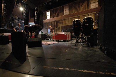 Today's setup for Daryl Hall