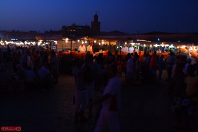 Night market in Marrakech / Morocco