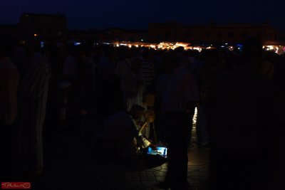 Night market in Marrakech / Morocco