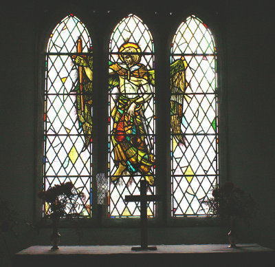 Brent Tor Church Window