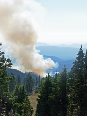 Biby Fire at Crater Lake