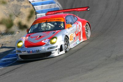 Flying Lizard Porsche in the Corkscrew