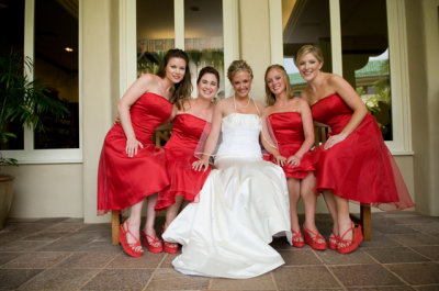 Lindsey and her bridesmaids