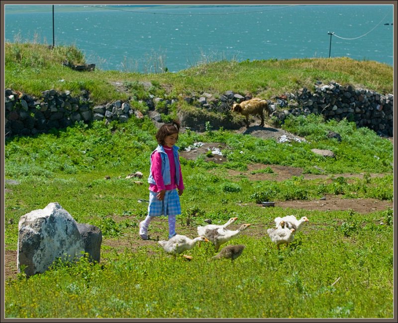 Lake Cildir villagers