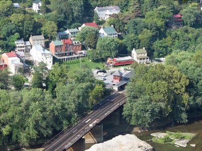 Railway station at Harpers Ferry